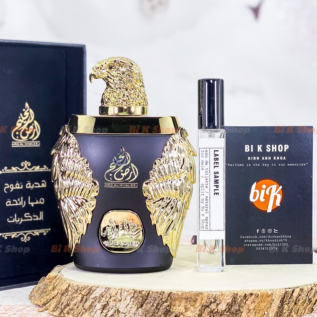 Bi K Shop - Nước hoa nam Gold Luxury Ghala Zayed [Mẫu thử]