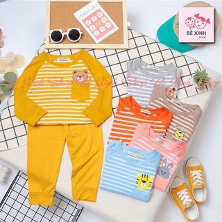 Đồ bộ dài tay quần áo thu đông cho bé trai bé gái Minky Mom [Sale] Đồ bộ ngủ dài tay trẻ em bé trai gái DÀI_SỌCTÚI