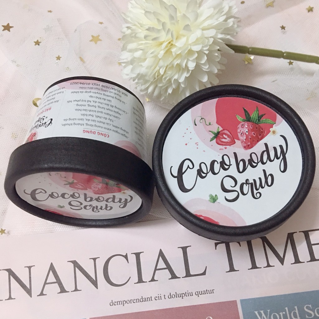 Muối Cafe Tẩy Da Chết Giảm Mụn, Mịn Da 200Gam