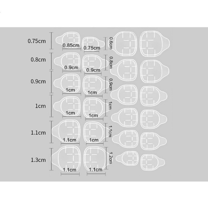 Miếng keo silicon dán móng tay giả dễ dùng