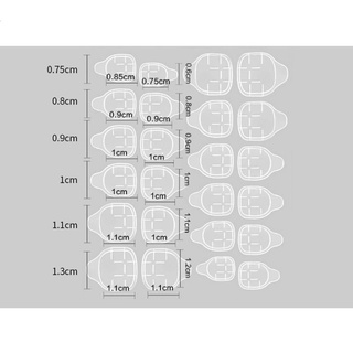 Miếng keo silicon dán móng tay giả dễ dùng