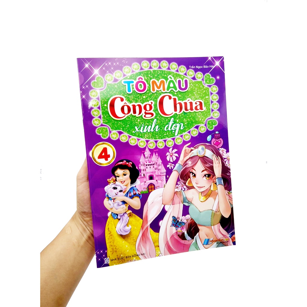 Sách Tô Màu Công Chúa Xinh Đẹp - Tập 4