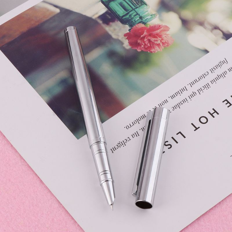 Bút Máy Jinhao 126 Màu Bạc Có Mũ Trùm Đầu