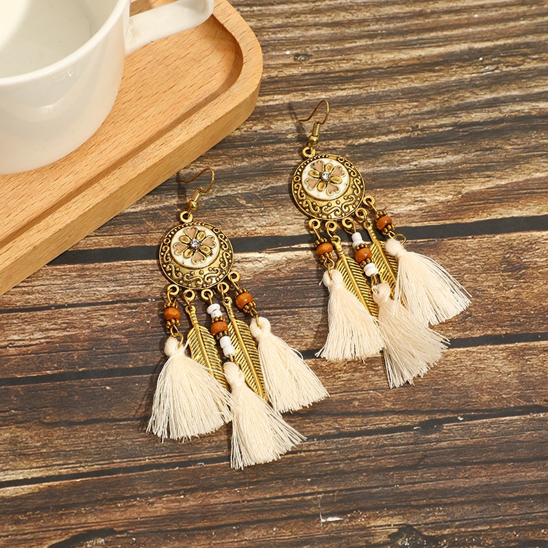 Khuyên tai boho khuyên bohemian đi biển du lịch