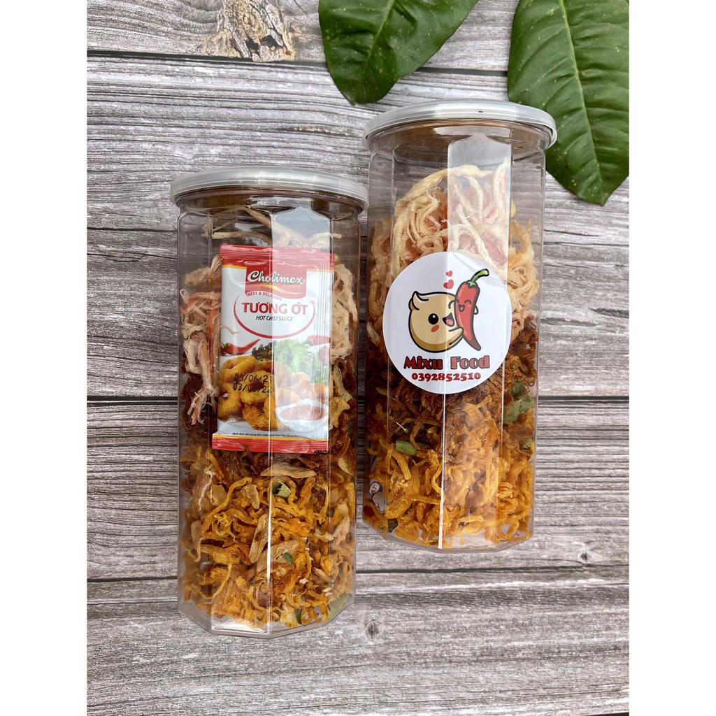 Khô mix 3 vị: heo, gà, mực hũ 300g Ăn vặt MiXu Food- đồ khô (LOẠI 1 THƯỢNG HẠNG)- Hoàn đổi 100% nếu ko đúng mô tả | BigBuy360 - bigbuy360.vn