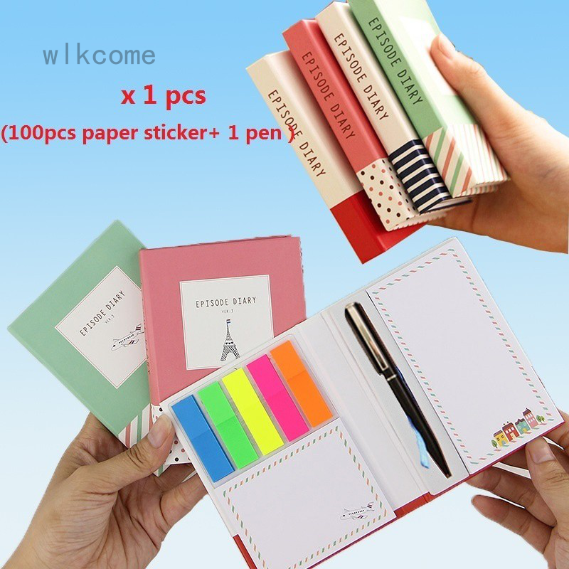 Wlkcome Sổ Ghi Chú Xinh Xắn