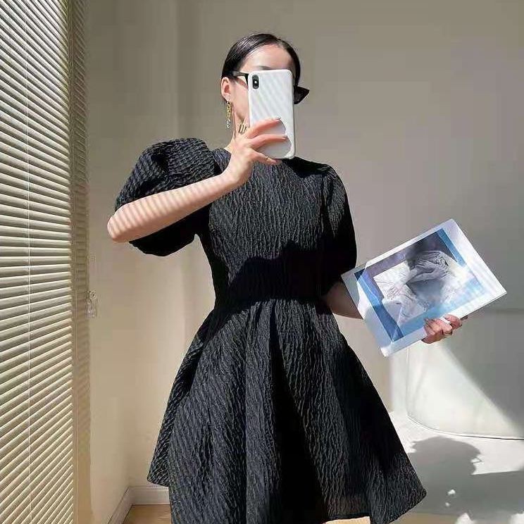 Đầm Ngắn Tay Phồng Dáng Rộng Thời Trang Mùa Hè Hàng Mới Dành Cho Bạn Nữ 2021 | BigBuy360 - bigbuy360.vn