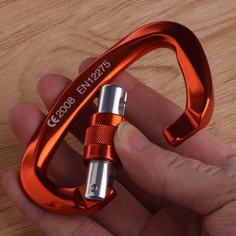 ★yong♣  25kN Carabiner Buckle Aluminum Alloy Hook Climbing Camping Outdoor Survival Tool