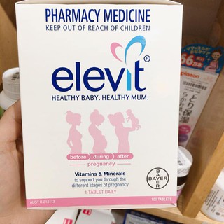 Vitamin Tổng Hợp Elevit Cho Bà Bầu 100 Viên (Chuẩn Úc)