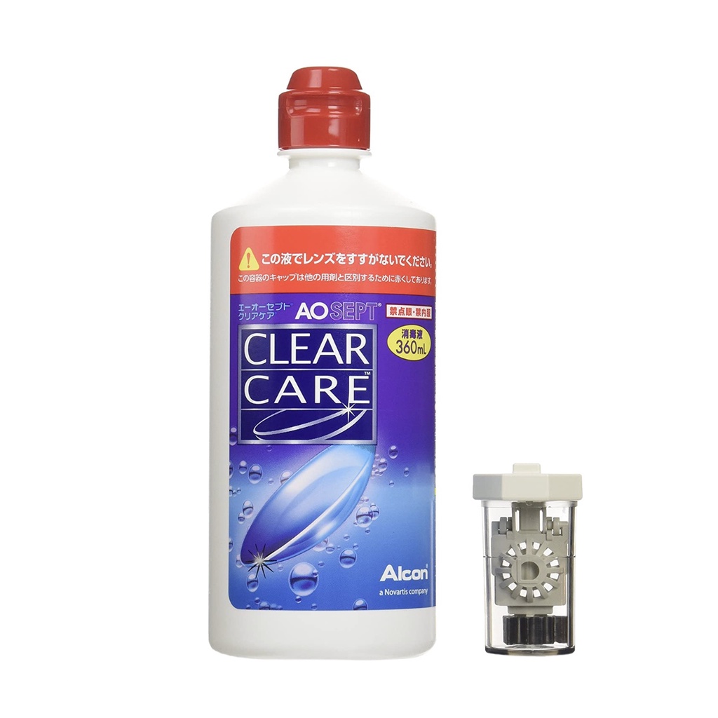 COMBO 3 CHAI dung dịch CLEAR CARE Aosept CAO CẤP Nước ngâm Kính áp tròng cứng Ortho-K 360ml