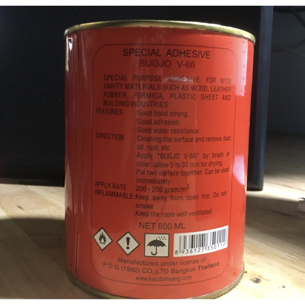 Keo con chó dán đa năng BUGJO V-66 100ml 200ml 600ml