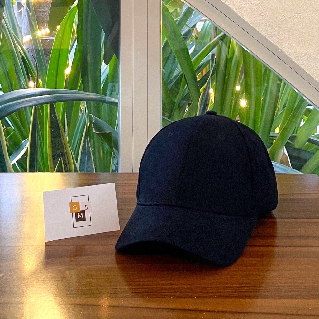 Mũ lưỡi trai đen trơn, Nón kết form cứng cáp chuẩn store full box