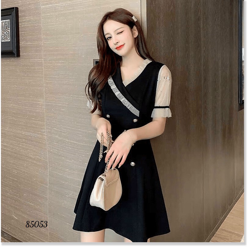 ĐẦM UMI PHỐI VOAN DÁNG XÒE,ĐƯỢC LÀM BẰNG CHẤT LIỆU VOAN SIÊU BỀN VÀ THOÁNG MÁT LANA FASHION