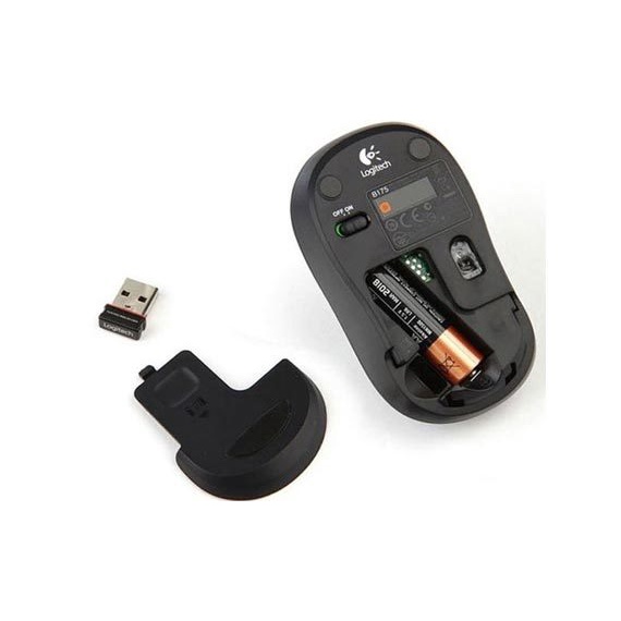Chuột không dây Logitech B175 - USB 2.4Ghz, pin 1 năm, phù hợp PC/Laptop