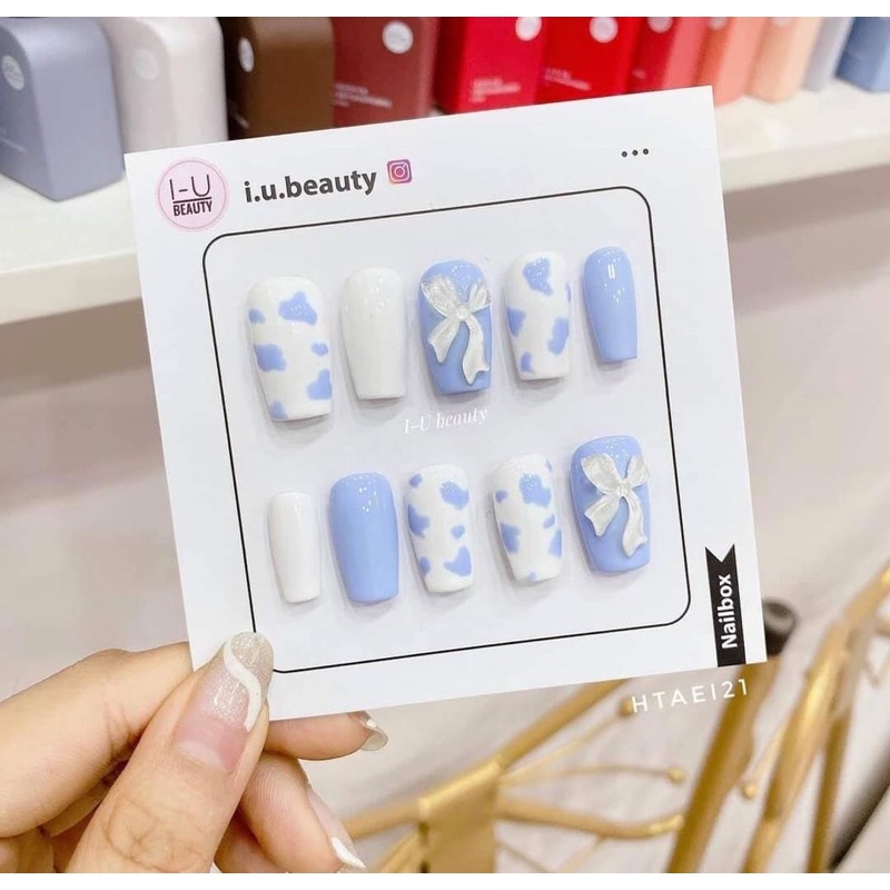 IN THEO YÊU CẦU Tag NHÃN MÁC phụ kiện nail giả