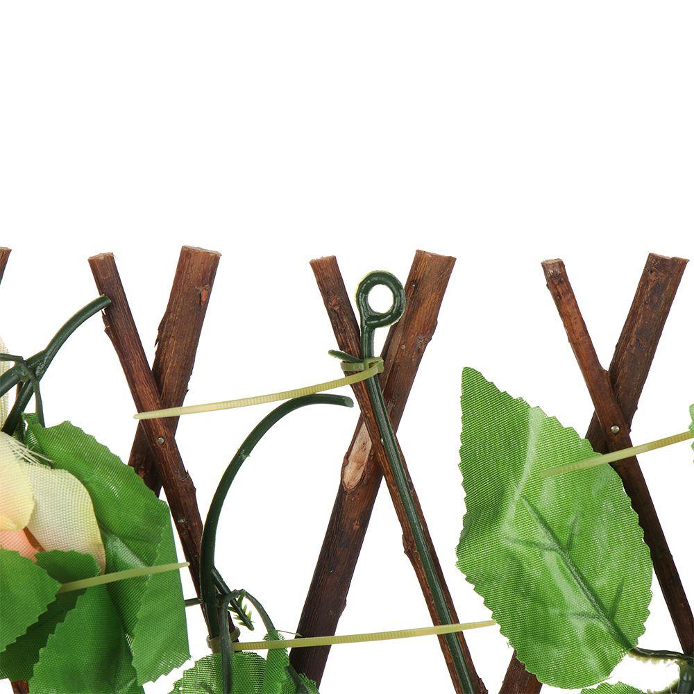 Hàng Rào Hoa Hồng Nhân Tạo Trang Trí Ban Công Sân Vườn