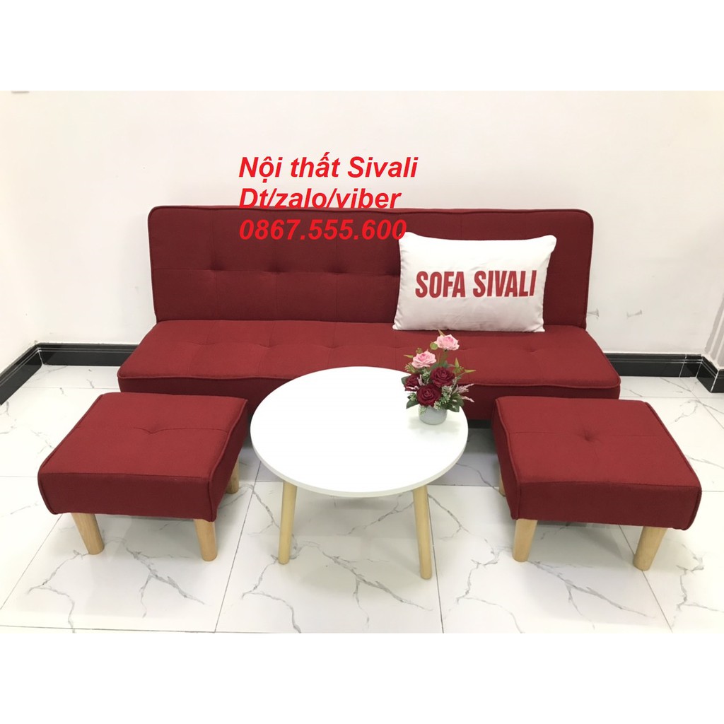 SFB12-Bộ ghế sofa bed, sofa giường phòng khách Sivali, salon, sopha, sa lông, sô pha
