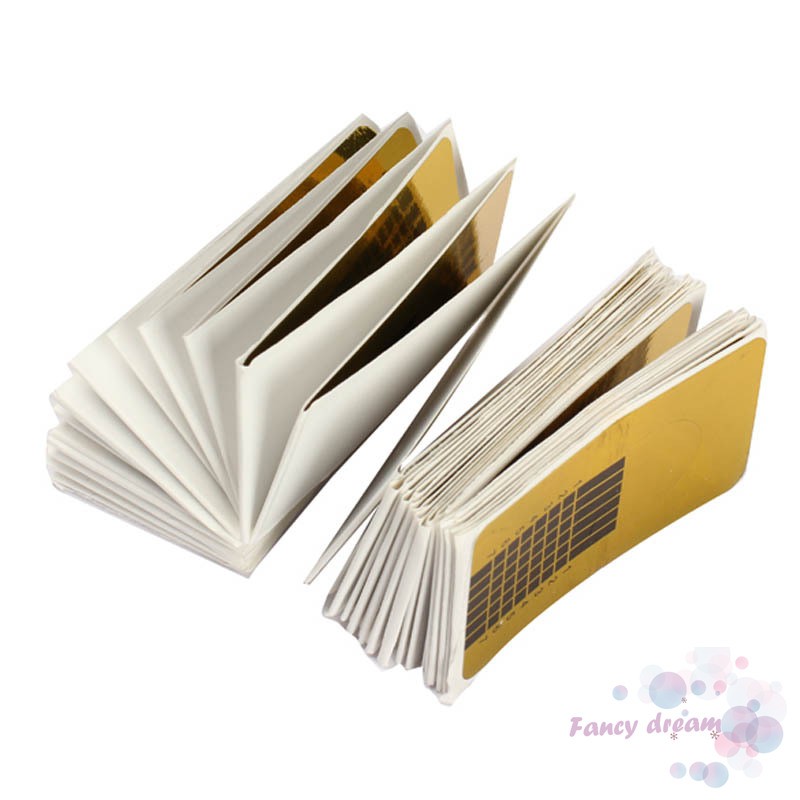 Set 100 miếng dán hỗ trợ trang trí móng tay nghệ thuật