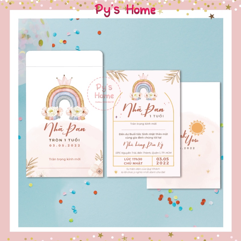 THIỆP THÔI NÔI - SINH NHẬT BÉ GÁI  SỐ LƯỢNG > 50 THIỆP  MẪU MỚI