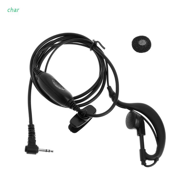 Tai Nghe Gắn Vành Tai Từ Tính 1 Pin 2.5mm Chữ G Có Micro Cho Bộ Đàm Motorola Talkabout MD200
