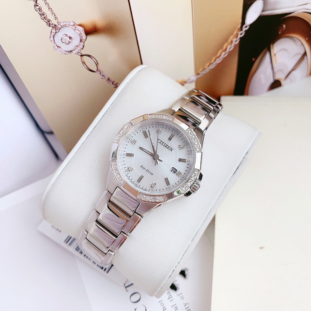 Đồng hồ nữ dây thép Citizen EW2460 56A Riva Woman