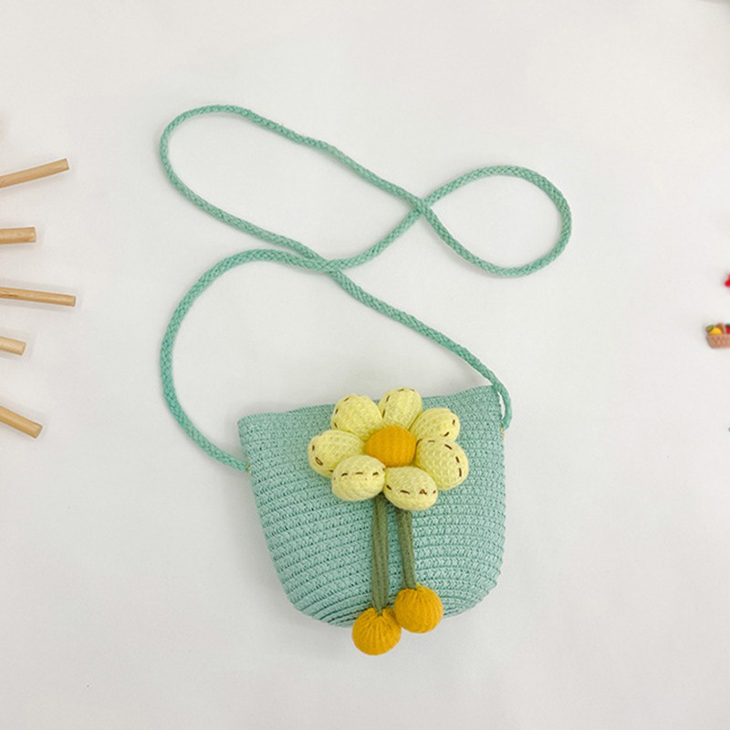 Túi Đeo Chéo Hình Vuông Nhỏ Họa Tiết Hoa Xinh Xắn Thời Trang Cho Nữ Se7en