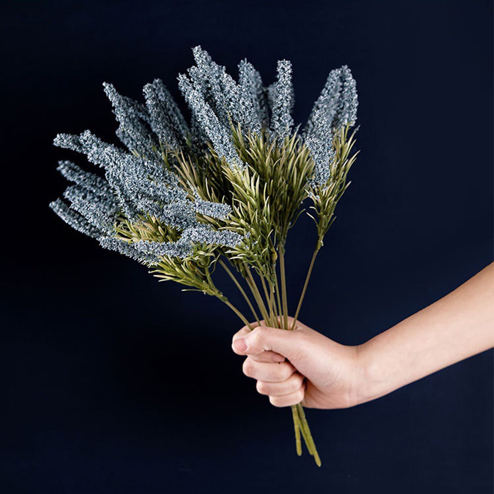 Bó hoa oải hương nhân tạo bằng xốp nhiều màu lãng mạn trang trí nhà cửa/ tiệc cưới/ làm đạo cụ chụp ảnh