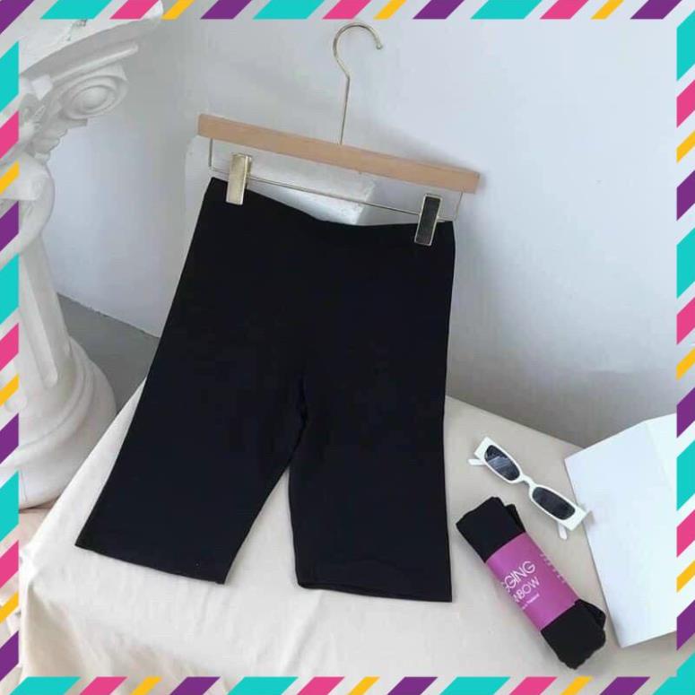 Quần Legging ngố💖 𝑭𝑹𝑬𝑬𝑺𝑯𝑰𝑷 💖 Quần Legging Lửng RAINBOW PEONYB Nữ Short đùi body dáng ôm màu đơn trơn, năng động thể tha | BigBuy360 - bigbuy360.vn