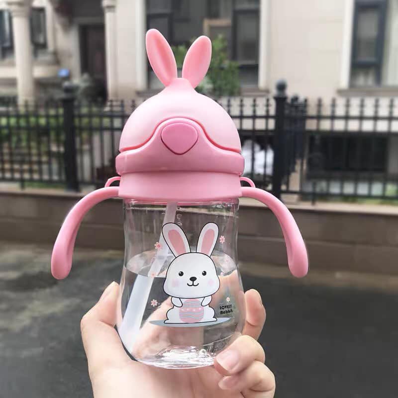 Bình uống nước chống sặc cho bé hình tai thỏ | BigBuy360 - bigbuy360.vn