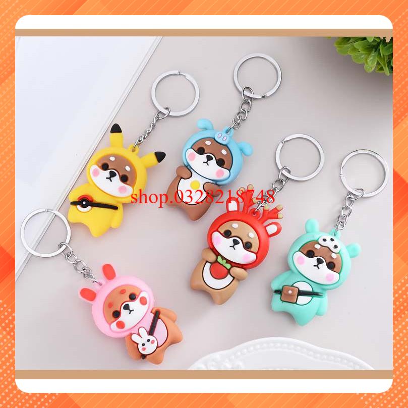 Móc khóa hình búp bê, hình thú cute đáng yêu (cs sỉ số lượng lớn)