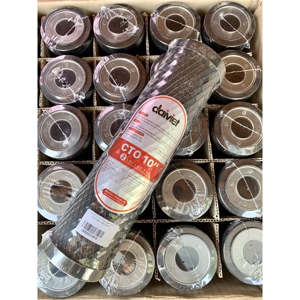 [Chính hãng - Độ bền lên tới 5 năm ] Combo lõi lọc nước Đại Việt số 1-2-3 ( PP - CTO than hoạt tính gáo dừa - Ceramic )