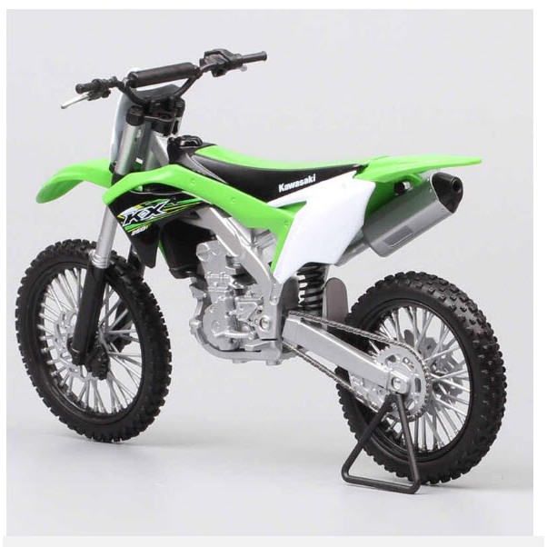 Mô hình moto Kawasaki KX250F tỉ lệ 1:10 WELLY