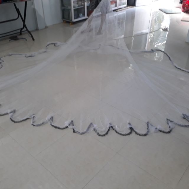 CHÀI CÁ 6KG BUNG ĐƯỜNG KÍN 6M5 LƯỚI NILONG CHÌ XÍCH LOẠI LỚN
