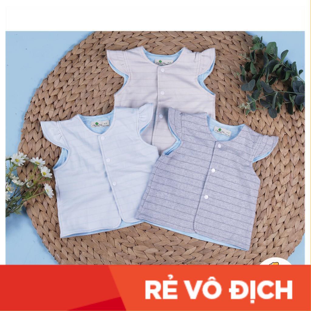 Áo khoác gile cánh tiên lót cotton, cài cúc bé gái size 1-5T, cho bạn từ 10-18kg. Chất siêu đẹp, kiểu dáng đáng yêu