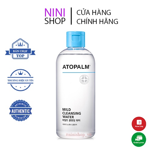 Tẩy trang cho bé ATOPALM Mild Cleansing Water 250ml