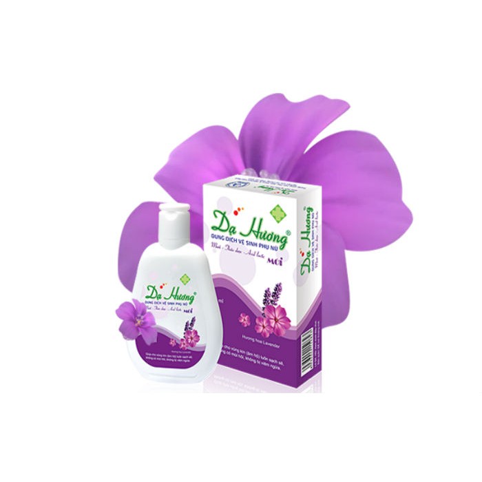 Bộ 2 chai Dung Dịch Vệ Sinh Phụ nữ DẠ HƯƠNG - Lavender 120ml/chai có vòi