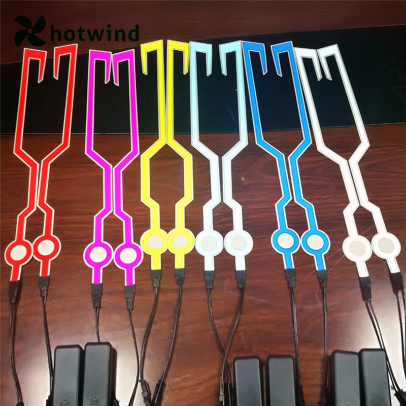 Sticker dán mũ bảo hiểm xe máy tích hợp đèn LED nhiều màu tuỳ chọn