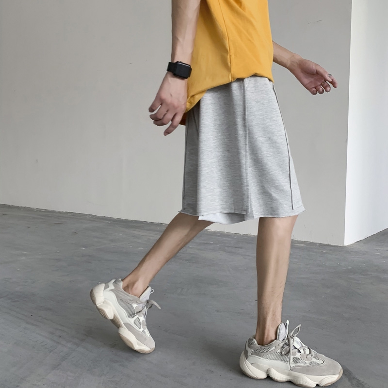 Quần Short Dáng Rộng Thiết Kế Bất Đối Xứng Phong Cách Hiphop Cá Tính Cho Nam | BigBuy360 - bigbuy360.vn