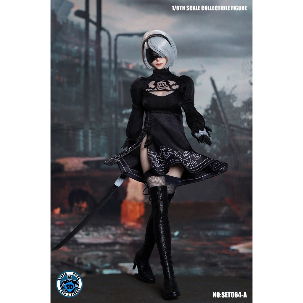 Mô hình bíp bê, figure 1:6 Super Duck 2B trong NieR: Automata bản váy dành cho Body S42A