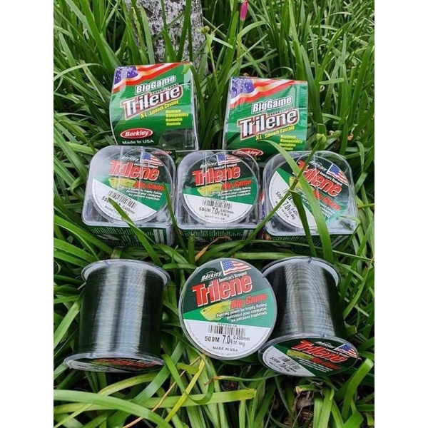 Cước Câu Cá Cao Cấp Trilene Big Game 500 m ,Đủ size, dòng siêu bền, chống sờn, chống xước cực tốt