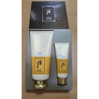Sữa rửa mặt Whoo vàng (Whoo Foam Cleanser special set)