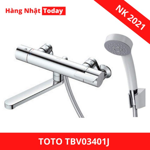 Sen tắm TOTO TBV03401J khống chế nhiệt độ, an toàn với người sử dụng, made in Japan