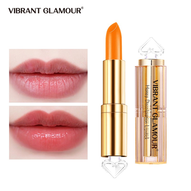 Son Dưỡng Môi VIBRANT GLAMOUR Chiết Xuất Mật Ong Tự Nhiên Giữ Ẩm Đổi Màu Theo Nhiệt Độ Lâu Trôi 3.5g