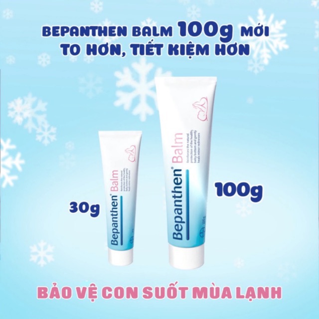 [ Chính Hãng ] Kem Chống Hăm Tã Bepanthen Balm (Tuýp 100g, 30g)