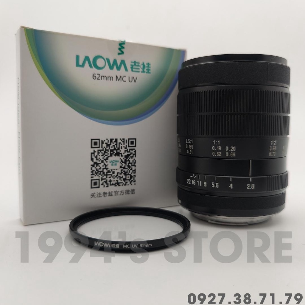 [CÓ SẴN] Kính Lọc Filter Laowa MC UV phi 62mm - Hàng chính hãng Laowa