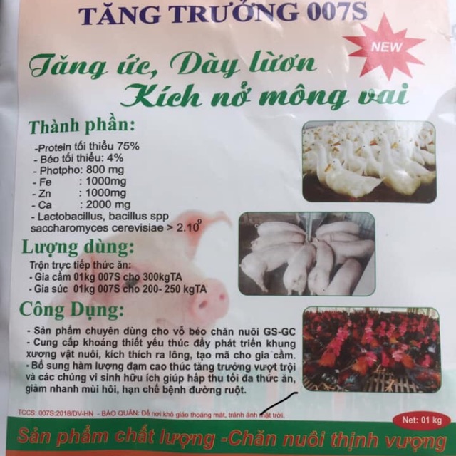 Siêu men tăng trưởng 007s