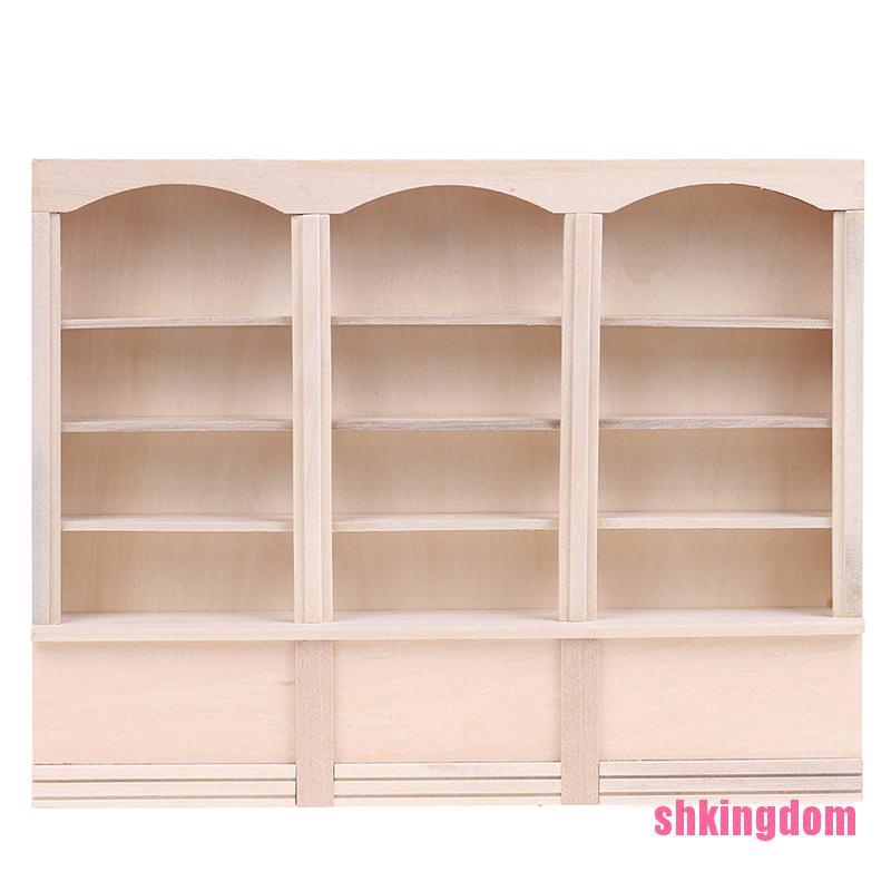 1 Kệ Sách Mini Cho Nhà Búp Bê Tỉ Lệ 1: 12