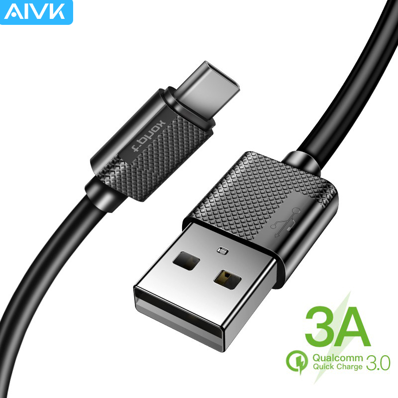 Dây cáp sạc nhanh USB Type C 3A dài 1.2/0.3/2m chất lượng cao