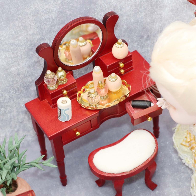 Nhà Búp Bê Mini Bằng Gỗ Có Khớp Nối Diy