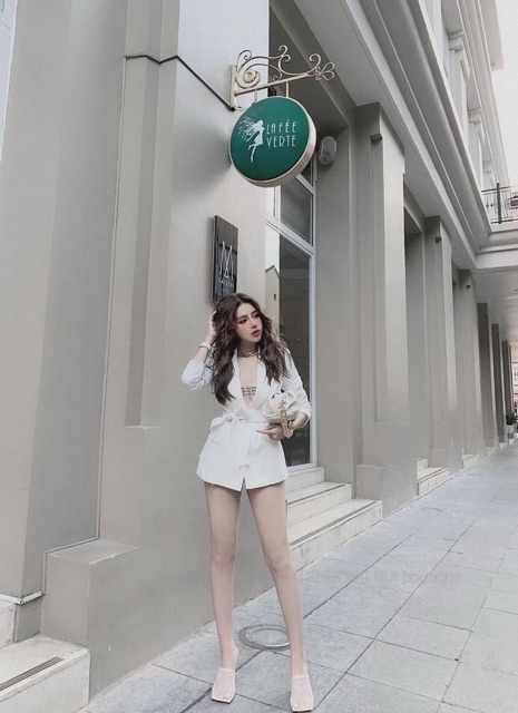 [Mã WASTMAY giảm 15% tối đa 30K đơn 150K] BÁN SỈ ÁO VEST ĐEN TRẮNG KÈM ĐAI CHO NỮ | BigBuy360 - bigbuy360.vn